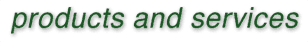 products and services